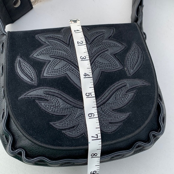 Sam Edelman Emma Crossbody Leather Satchel Purse - Western Style - Picture 3 of 16